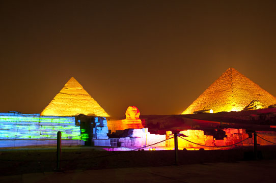 Sound & Light Show At Giza Pyramids